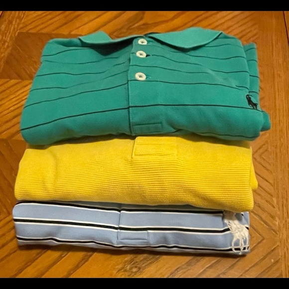 3 mens Polo Ralph Lauren short-sleeved golf shirts - Picture 1 of 10